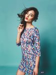 Vestido con estampado geométrico de la colección primavera/verano 2014 de Paramita