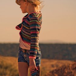Chaqueta étnica y short vaquero de la colección primavera/verano 2014 de IKKS