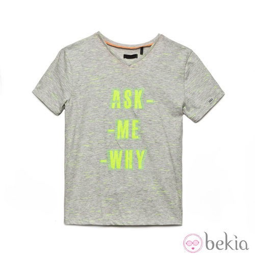 Camiseta con mensaje de la colección primavera/verano 2014 de IKKS