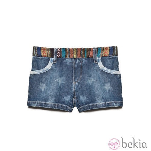Short con estampado de estrellas de la colección primavera/verano 2014 de IKKS