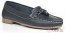 Mocasín negro de la colección femenina de Enzo Tesoti 2014