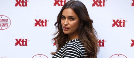 Irina Shayk en la presentación de la colección primavera/verano 2014 de Xti