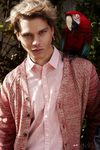 Chaqueta de punto y camisa en tonos salmón de la colección para primavera 2014 de Springfield