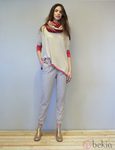 Conjunto beige de la colección primavera/verano 2014 de Eduardo Rivera