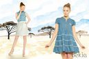 Vestido y camisa denim de la colección para verano 2014 de Dolores Promesas