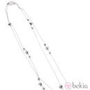 Collar de plata con rosas de Miriam de Ungría