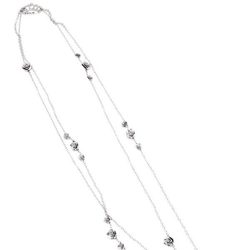 Collar de plata con rosas de Miriam de Ungría