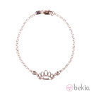 Pulsera con el emblema 'MdeU' de Miriam de Ungría
