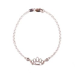 Pulsera con el emblema 'MdeU' de Miriam de Ungría