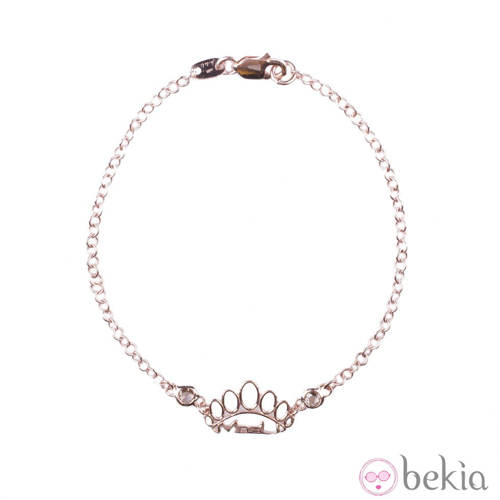 Pulsera con el emblema 'MdeU' de Miriam de Ungría