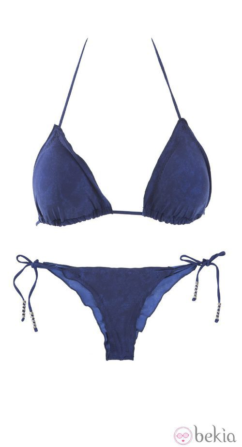 Bikini de triángulo azul marino de OniricSwimwear para verano 2014
