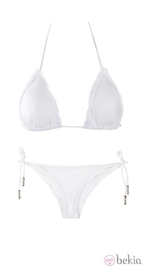 Bikini de triángulo blanco de OniricSwimwear para verano 2014