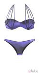 Bikini bandeau con tiras y efecto degradé en morado de OniricSwimwear para verano 2014
