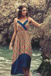 Vestido largo con estampado geométrico de la colección para verano 2014 de Mismash
