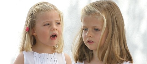 Las Infantas Leonor y Sofía siempre conjuntadas