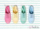 Zapatillas inglesas en tonos pastel de la colección para verano 2014 de Victoria