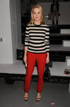 Amanda Hearst en la Semana de la Moda, colecciones de primavera de 2012