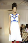 Vestido blanco de Josep Font, colección primavera 2012