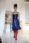 Vestido metalizado de Josep Font, colección primavera 2012