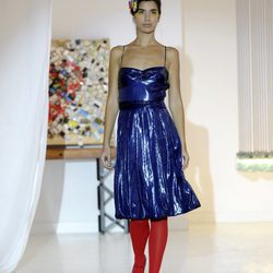 Vestido metalizado de Josep Font, colección primavera 2012