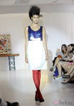 Vestido bicolor de Josep Font, colección primavera 2012