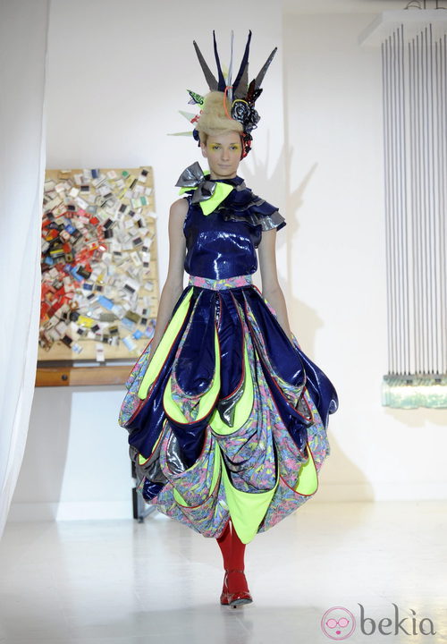 Diseño final del desfile de Josep Font, colección primavera 2012