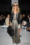 Rachel Zoe en el desfile de Calvin Klein, colección primavera de 2012