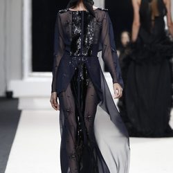 Vestido con lentejuelas de Jesús del Pozo en Cibeles, colección primavera de 2012