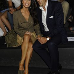 Sonia Ferrer y Marco Vricella en el desfile de Andrés Sardá, colección primavera 2012