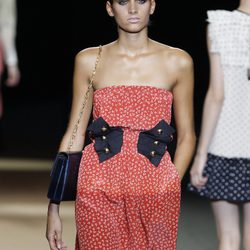 Vestido palabra de honor de Miguel Palacio, colección primavera de 2012