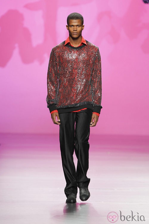 Jersey de lentejuelas de Montesinos, colección primavera 2012
