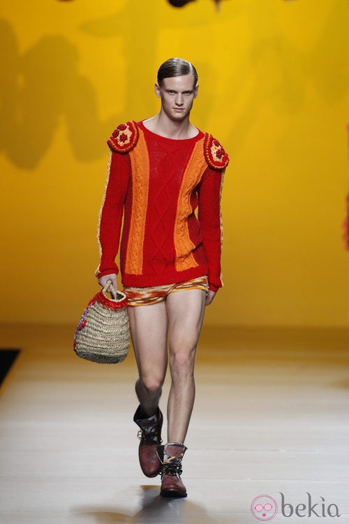 Jersey rojo y naranja de Montesinos, colección primavera 2012