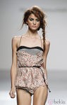 Body estampado de Kina Fernández en Cibeles, colección primavera de 2012