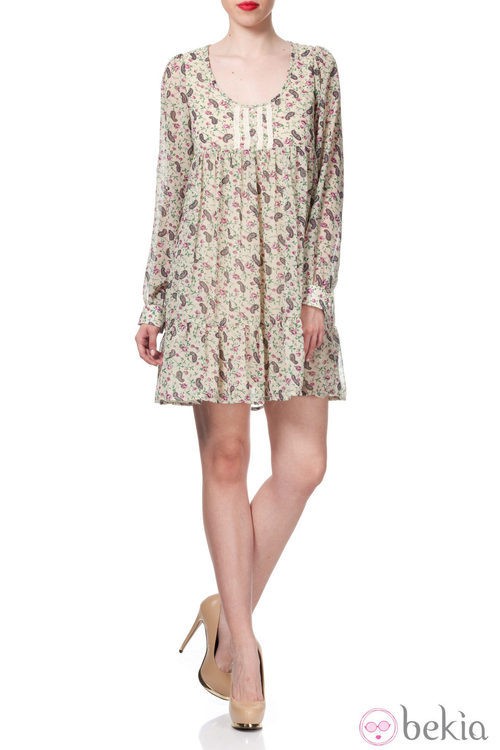 Vestido con estampado paisley de la Colección Crucero 2014 de Poète