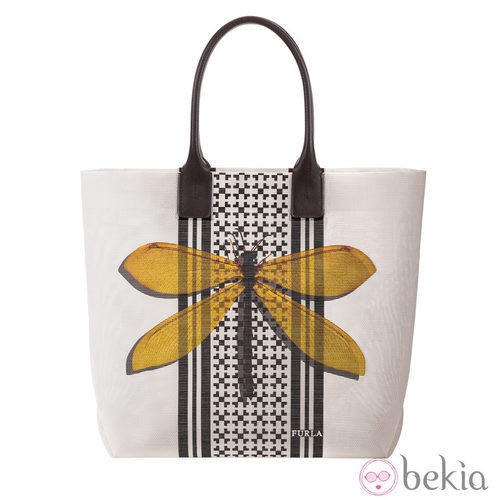'Tote bag' de Furla con una libélula
