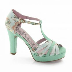 Sandalia de tiras color verde menta de Refresh para verano 2014