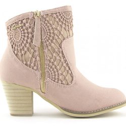 Botín campero rosa pastel de Refresh para verano 2014