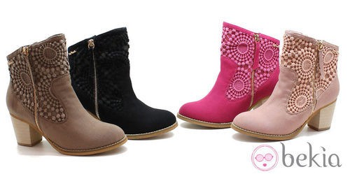 Botines camperos de Refresh para verano 2014