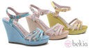 Sandalias de cuña en tonos pastel de Refresh para verano 2014