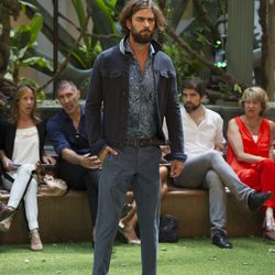 Índigo, bluet y azul, colores fetiche de Emidio Tucci para primavera/verano 2015