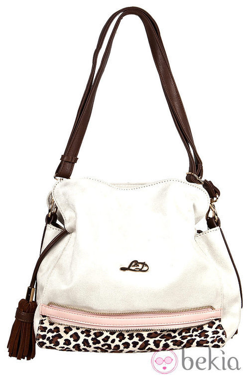 Bolso con detalle de animal print de Loeds para verano 2014