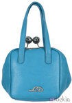 Bolso turquesa con cierre retro de Loeds para verano 2014