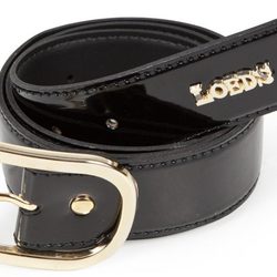 Cinturón de charol negro de Loeds para verano 2014