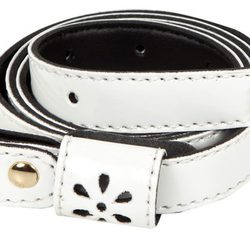 Cinturón estrecho blanco de Loeds para verano 2014