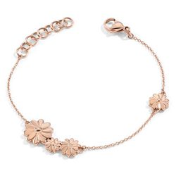 Pulsera en oro rosa con flores de la colección 'Icone More' de Morellato