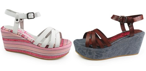 Sandalia con plataforma estampada de Lois para verano 2014