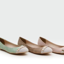 Bailarinas bicolores de la colección verano 2014 de Trendy Too