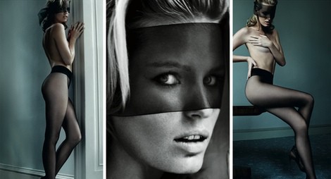 Medias de la colección de Wolford fotografiada por Mario Testino