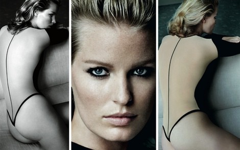 Bodie de la colección de Wolford fotografiada por Mario Testino