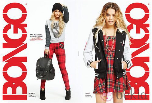 Vanessa Hudgens, con cuadros para la nueva campaña otoño/invierno 2014 de Bongo
